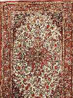 GHOM,PERSIEN CA.151 X 108 CM. EHZ.2 FLOR NATURSEIDE CA.800.000KN/QM CA.10 JAHRE.