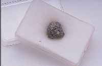 ROHDIAMANT, CA. 16.10 CT, SILBERGRAU BIS WEIßLICH