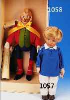 KäTHE-KRUSE-PUPPE, DEUTSCH, 1980, H. 40 CM, MIT ORIGINALKARTON, JöRGEL