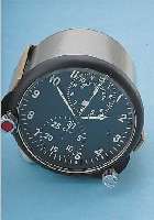KONVOLUT: 2 EINBAUBORDUHREN, 1 X KIENZLE MIT 8-TAGE-WERK, EINBAUDURCHM. CA. 57 MM, KAL.UNGED., GEHFäHIG/INTAKT, EZ 2-3, 1 X CHRONO- GRAPH FüR ...