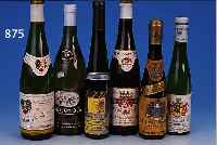 10 FLASCHEN WEIßWEIN: ECKES, WALLHäUSER HARDT BEERENAUSLESE, 2 FL. VON 1966, 1969ER WILTINGER KLOSTERBERG, BEERENAUSLESE, ...