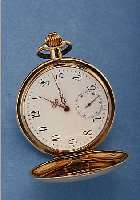 MONOPOL HERRENTASCHENUHR SAVONETTE, REF.- NR. 163390, DEUTSCHL./SCHWEIZ UM 1904, ROSE/G 585/000, BEIDE SCHALEN SYM.-GUILL. BER., VER- SCHL. ...