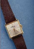 KONVOLUT: 4 X NICOLET WATCH DAMENGOLDUHREN, SCHWEIZ UM 1965, ALLE GG 750/000, CARREéGE- HäUSE, UNGETR. LAGERW., LEDERBäNDER, BöDEN ...