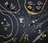 COLLIER MIT SAPHIR UND BRILLANT, GG 585/000, BRILLANT CA. 0.03 CT WEIß/SI UND 1 SAPHIR- TROPFEN, L. CA. 43 CM, KARABINERSCHLIEßE, EHEM. ...