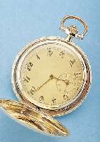 TEUTONIR HERRENTASCHENUHR SAVONETTE, REF.- NR. 578, SCHWEIZ/DEUTSCHL. UM 1982, GG 585/000, BEIDE SCHALEN SYM. GUILL., RAND GEPR. VERZ.,MATALLCUV., ...
