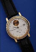 CROIX BLANCHE HERRENARMBANDUHR AUTOMATIK, GANGRESERVE, ZWEITZEIT, SCHWEIZ UM 1995, METALL HARTVERG. BEIDS. MINERALVERGL., GANG- RESERVE BIS ...