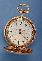 SCHABLONEN WATCH HERRENTASCHENUHR SAVONETTE, SCHWEIZ UM 1910, 585ER RG, BEIDE SCHALEN STRAHLENDEKOR, ALTERSBED. BER., MONOGRAMMSPIE-GEL FREI, ...
