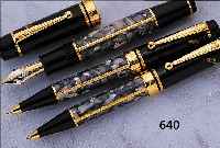 MONTBLANC SET MOD. MEISTERSTüCK "ALEXANDER DUMAS" SIGNATUR VATER, LIMIT. EDITION 1996, SET-NR. 01968/9000, KOLBENFüLLHALTER, FEDER ...