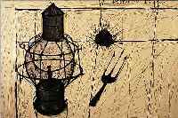 BUFFET, BERNAND, 1928-2000, LAMPE TEMPETE 1949, FARBLITHOGRAPHIE VON 1960 NACH EINEM AQUARELL,AUF ARCHES ...