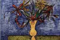 BUFFET, BERNAND, 1928-2000, BOUQUET DE FLEURS 1951, FARBLITHOGRAPHIE VON 1960 NACH EINEM AQUARELL,AUF ARCHES ...