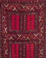 TORKMENE CA.262 X 170 CM. EHZ.23 FLOR WOLLE CA.40 JAHRE.