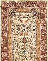 INDO, BIDJAR CA.293 X 80 CM. EHZ.2-3 FLOR WOLLE CA.20 JAHRE.