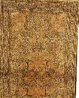 KASCHMIR,INDIEN CA.183 X 92 CM. EHZ.3 FLOR KUNSTSEIDE CA.20 JAHRE.