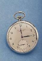 IWC HERRENTASCHENUHR OFFEN, SCHWEIZ UM 1938,EDELSTAHL, VERS. ORIG. BLATT LEICHT FL., GEBL.STAHLZ., 15 ST., BRüCKENANKERW., KAL. 67, SCHR.-UNR., ...