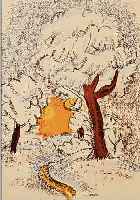 DUFY, RAOUL, 1877-1953, FRüHLINGSLANDSCHAFT, FARBLITHOGRAPHIE, CA. 21 X 16 CM, AUS EINER MAPPE ENTNOMMEN, PP