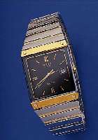 RADO HERRENARMBANDUHR DIASTAR, SCHWEIZ UM 1985, EDELSTAHL TEILW. POLIERT INCL. BAND, ZWISCHENGL. D. BANDES M. GG-AUFLAGE, SAPHIR- FLACHGLAS, ...