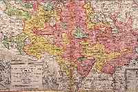 ALTKOLOR. KUPFERSTICH, K. V. M. SEUTTER, CA. 1740, PALATINATUS INFERIOR, SIVE ELECTO- RATUS PALATENUS AD RHENUM..., MIT üBERGR. ...