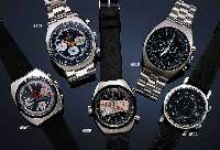 OMEGA ARMBANDCHRONOGRAPH SPEEDMASTER PROFESSI-ONAL MARK II, REF.-NR. 145-014, SCHWEIZ UM 1972, EDELST., EDELST.-BAND, BODEN GESCHR., MINERALGL. ...