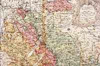 ALTKOLOR. KUPFERSTICH, K. V. M. SEUTTER, CA. 1740, MAPPA GEOGRAPHICA CONTINENTS ARCHIEPISCOPATUM ET ELECTORATUM ...