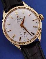 OMEGA HERRENARMBANDUHR HAMMERAUTOMATIK, REF.-NR. 10534740, SCHWEIZ UM 1948, GG 585/0002-TEIL. BODEN GEDR., BEI FERTIGST. WASSERGE- SCH., BLATT ...