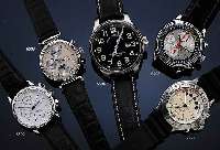 LONGINES ARMBANDCHRONOGRAPH REPLIKA, VON CA. 1968, AKTUELLE PRODUKT., LIMIT. AUFLAGE, SERIE HONOUR AND GLORY, EDELST. POL., BEIDS. ...