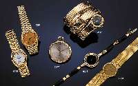 ROLEX FRACKUHR CELLINI, REF.-NR. 258/J3717, SCHWEIZ UM 1970, D. CA. 36 MM, BLATT MATT VERS., AUFGEL. GOLD-STD.-ZEICHEN, GOLDZEIGER, 19 ST., ...
