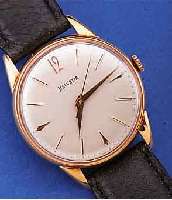 HELVETIA HERRENARMBANDUHR, REF.-NR. 3238, SCHWEIZ UM 1960, RG 750/000, BODEN GEDR., BLATT REST., ROTVERG. RUNDANKERW., 17 ST., ...