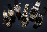 CARTIER DAMENARMBANDUHR, SCHWEIZ UM 1997, STERLINGSILBER, GG-AUFLAGE, HIGH-TECH-QUARTZ- WERK, SAPHIRFLACHGL., SCHMUCKKRONE, BODEN 2- FACH ...