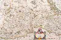 KONVOLUT VON 5 BLATT, KUPFERSTICHE AUS BAYERN: 1.) KOLOR. KUPFERSTICHK. V. J. JANSONIUS, CA. 1640, PALATINATUS BAVARIAE, TADELLOSES ...