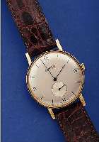 EBERHARD & CO. HERRENARMBANDUHR, HANDAUFZUG,GEH. 925ER STERLINGSILBER 10 MIC. HARTVERG. INCL. LEDERBD., LIMIT. AUFLAGE V. 110 EXEMPL.,HIER NR. 30, ...