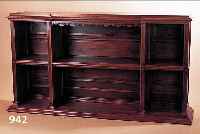 ZWEI BüCHERREGALE, FRANKREICH, UM 1900, NUßBAUMFURNIER Z.T. MASSIV, RESTAURIERT, 101 X 185 X 38 CM, SEITLICH KASSETTIERT