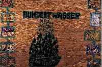 HUNDERTWASSER, FRIEDENSREICH, EINBAND ZUR REGENTAG-MAPPE, HOLZ BUNT BE- DRUCKT, INNEN HANDSIGNIERT UND NUM. 2889/3000,CA. 55 X 72 ...