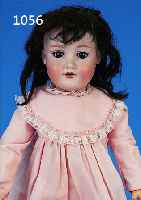 PORZELLANKOPFPUPPE, ARMAND MARSEILLE, UM 1895, D.R.G. M. 246/1, FLORADORA, A 5. M., KUR- BELKOPF, BRAUNE PAPERWEIGHTSCHLAFAUGEN, OFFE- NER MUND ...