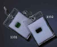 SMARAGD-ACHTECK, 3.34 CT, LT. EXP. WBW DM 9300.-