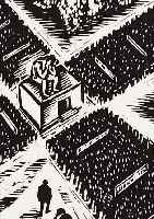 MASEREEL, FRANS, 1898-1972, ZWEI HOLZSCHNITTE AUS DER SERIE: DAS GESICHT HAMBURGS (GESAMTAUFLAGE 200 EX., DAVON 80 ...