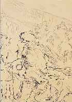 KOKOSCHKA, OSKAR, 1886-1980, RADIERUNG AUS ARISTOPHANES VON 1967, CA. 26 X 20 CM, PP WVZ WINGLER-WELZ NR. 441