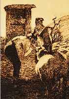 SEGANTINI, GOTTARDO GUIDO, 1882-1974, ZWEI RADIERUNGEN, 1 X STEHENDER MäNNLICHER AKT, CA. 23 X 17 CM, UNSIGNIERT, 1 X ...