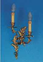 PAAR WANDLAMPEN, FRANKREICH, UM 1900, MESSINGGUß, REICH VERZIERT, H. 40 CM, ELEKTRIFIZIERUNG NICHT GEPRüFT