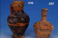 VASE, ANATOLIEN, 6./7. JH. VOR CHR., TON, BEMALT,, H. 17,5 CM, HENKEL ABGEBROCHEN