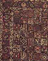 BACHTIAR,PERSIEN CA.395 X 372 CM. EHZ.3-4 FLOR WOLLE UM 1935.