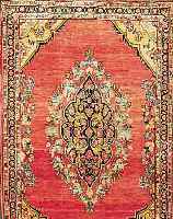 SAROGH,PERSIEN CA.168 X 106 CM. EHZ.2-3 FLOR WOLLE CA. 50 JAHRE.