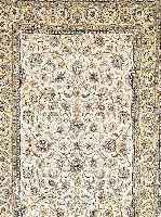 NAIN,PERSIEN CA.266 X 160 CM. EHZ.1-2 REINIGUNGSB. KORKWOLLE M. SEIDE CA.1.MIO KN/QM. CA.5 JAHRE.