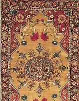 SEMNAN,PERSIEN CA.258 X 148 CM. EHZ.2 FLOR WOLLE CA. 50 JAHRE.