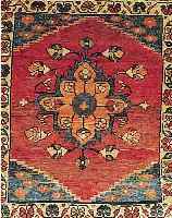 ARMANIBAFT,PERSIEN CA.125 X 105 CM. EHZ.3 FLOR WOLLE UM 1945.