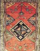 LORI,PERSIEN CA.192 X 127 CM. EHZ.3 FLOR WOLLE UM 1940.