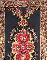 TäBRIZ,PERSIEN CA.369 X 77 CM. EHZ.2 FLOR WOLLE CA. 30 JAHRE.