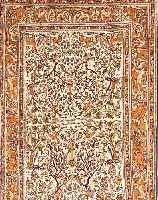 GHOM,PERSIEN CA.240 X 143 CM. EHZ.2 FLOR WOLLE CA.30 JAHRE.