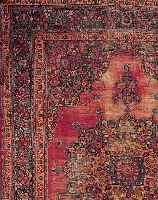 MUD,PERSIEN CA.423 X 302 CM. EHZ.5 FLOR WOLLE CA. 50 JAHRE.