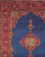 KESCHAN,PERSIEN CA.375 X 286 CM. EHZ.2 FLOR WOLLE CA. 40 JAHRE.