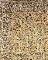 KESCHAN SIGN.,PERSIEN CA.435 X 325 CM. EHZ.3 FLOR WOLLE CA.50 JAHRE.